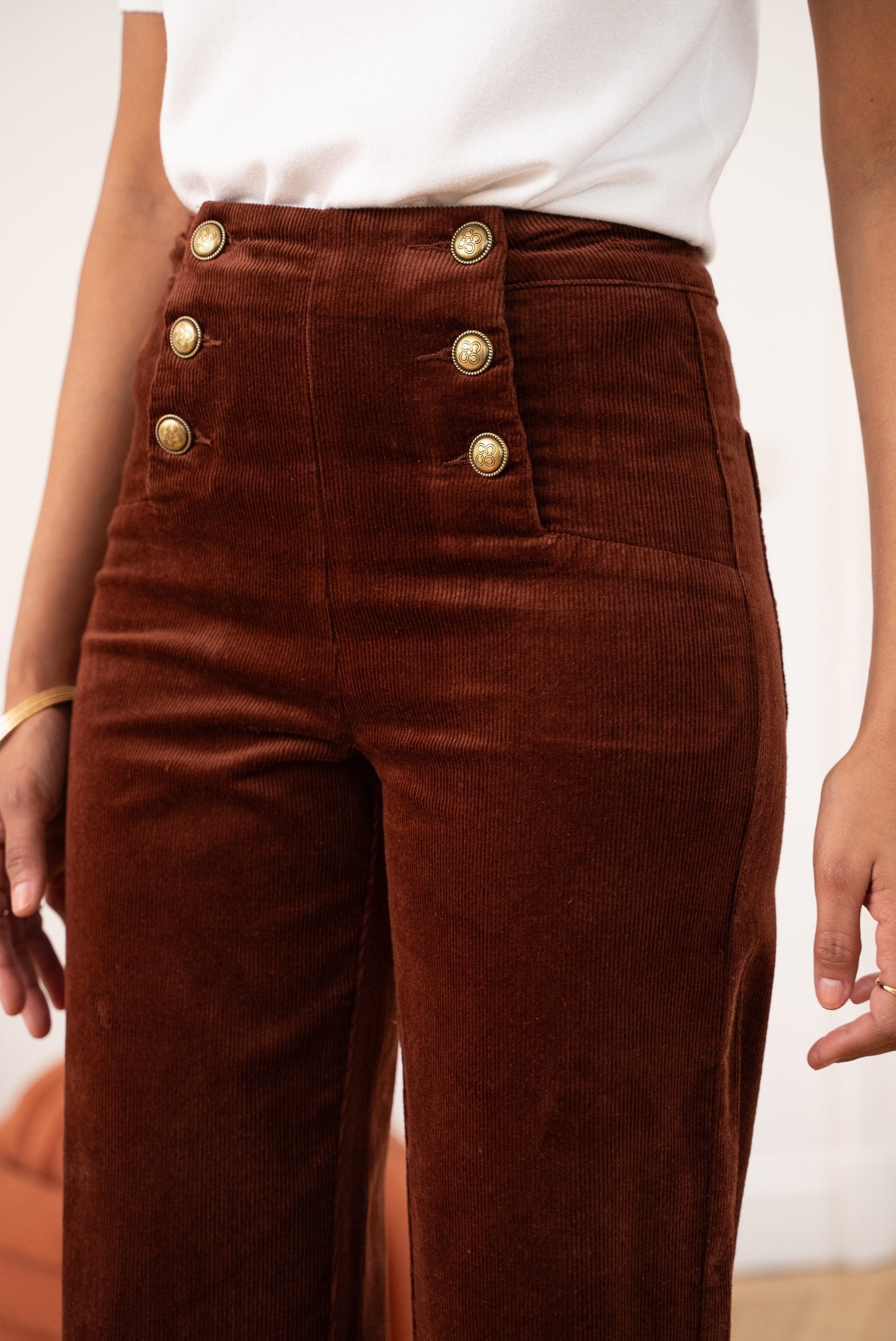 Pantalon velours Alienor