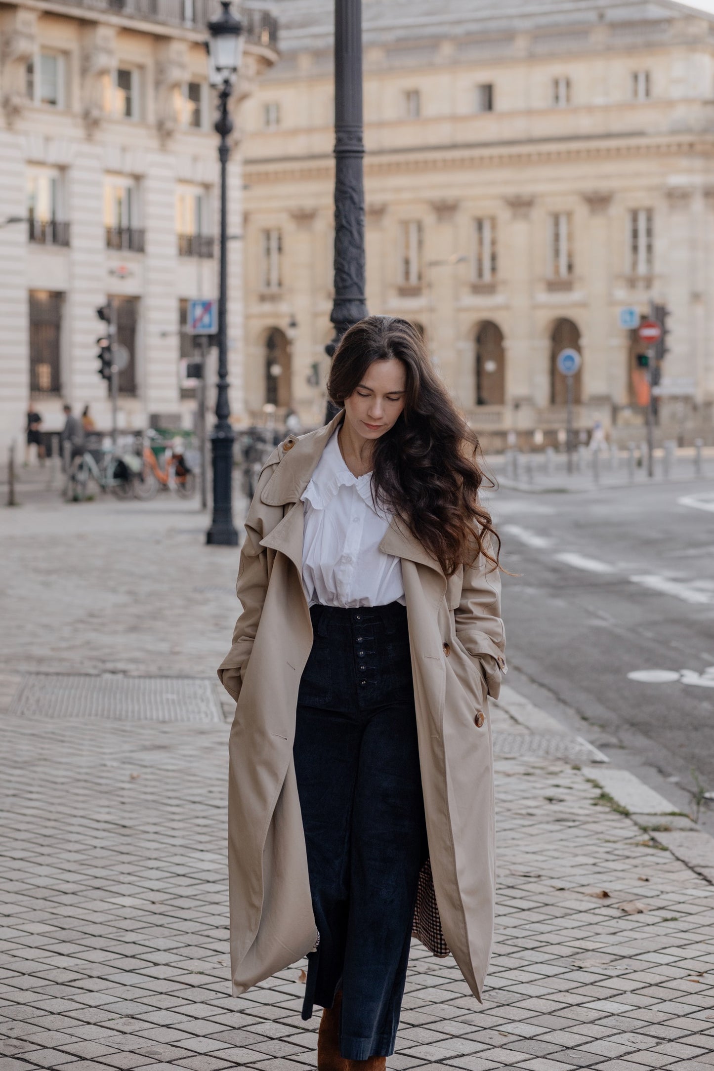 Trench oversize Oscar beige