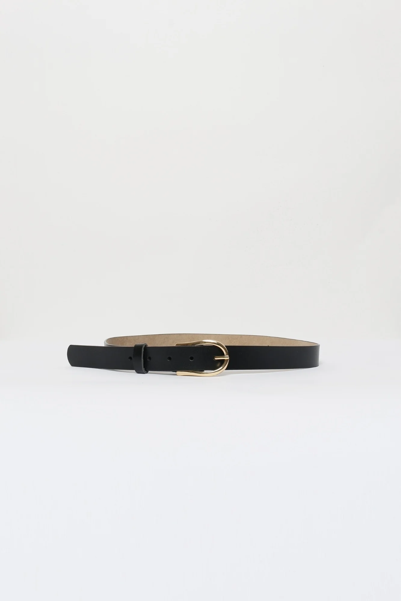 Ceinture Lison cuir noir