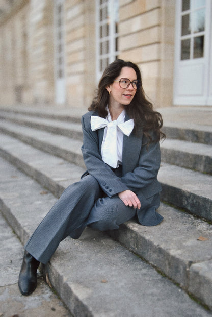 Blazer gris oversize Serge