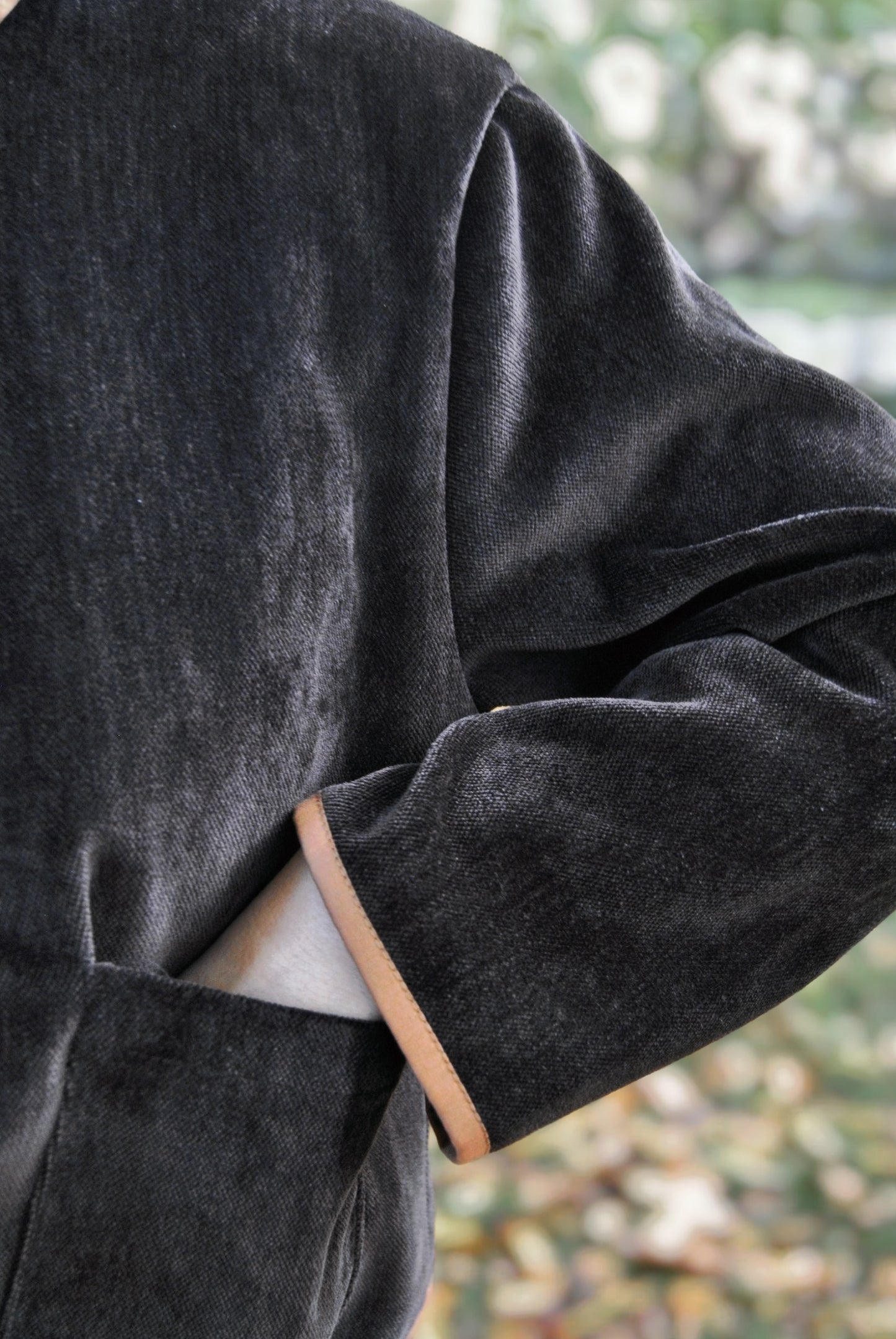 Gilet velours brun Louis