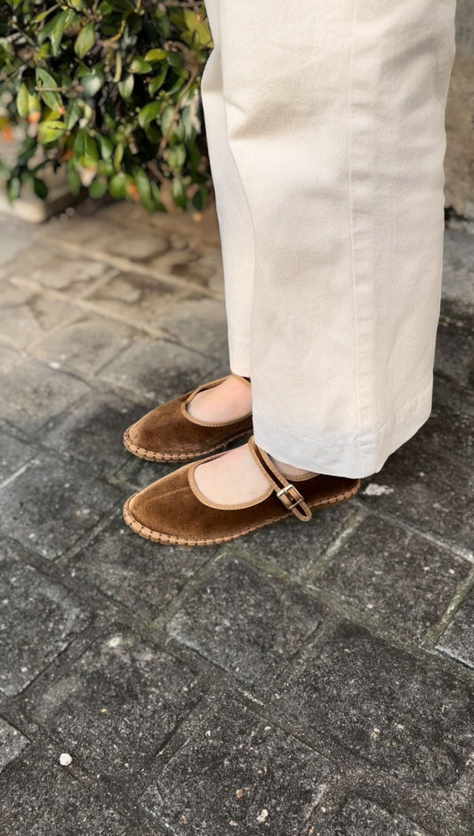 Ballerines Adèle camel