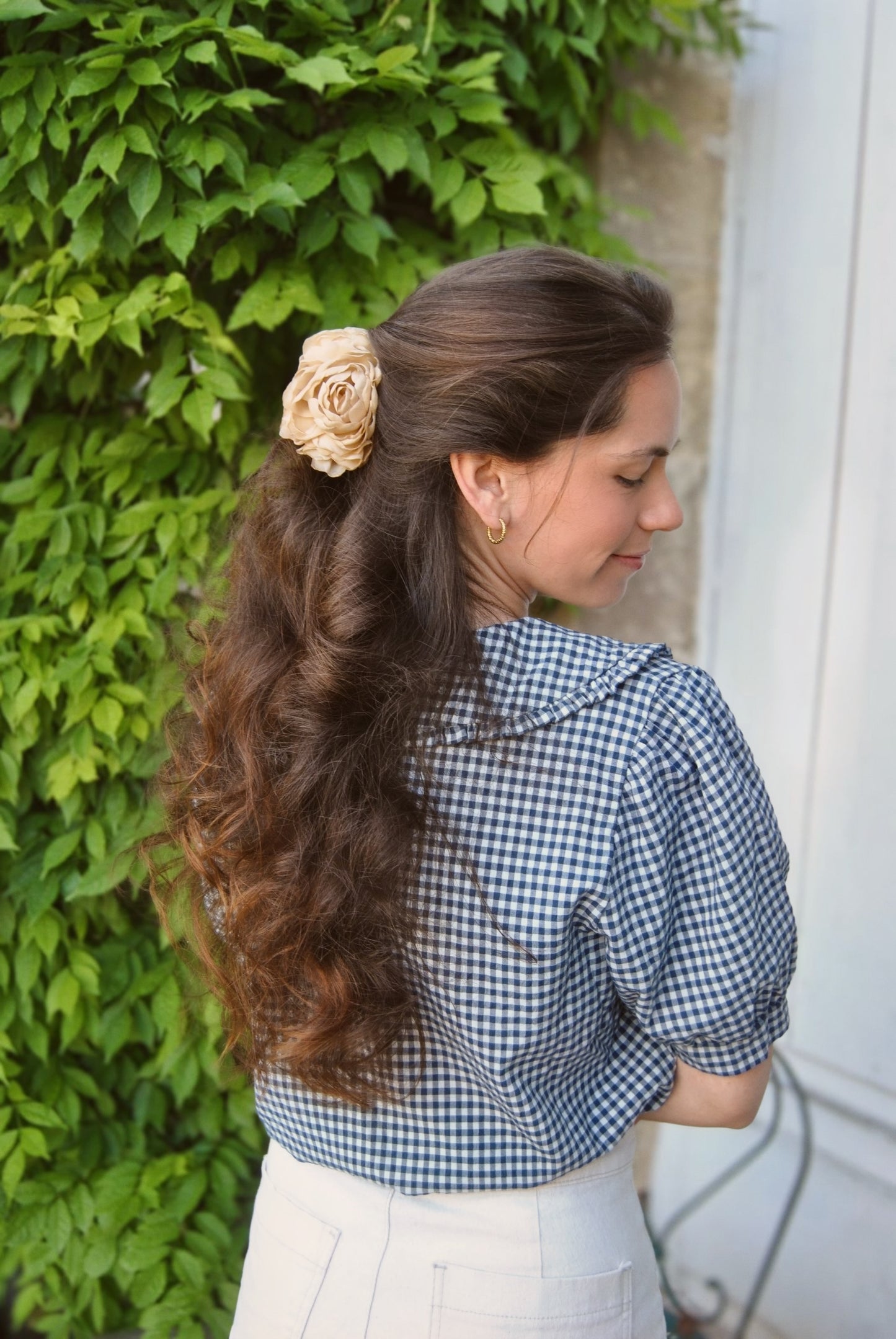 Blouse Rosalie vichy bleu