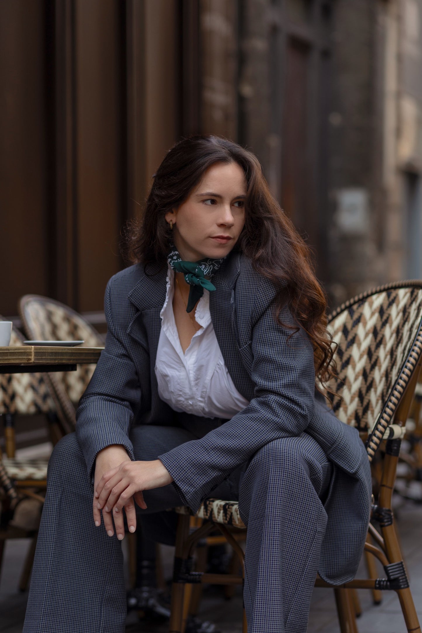 Blazer gris oversize Serge