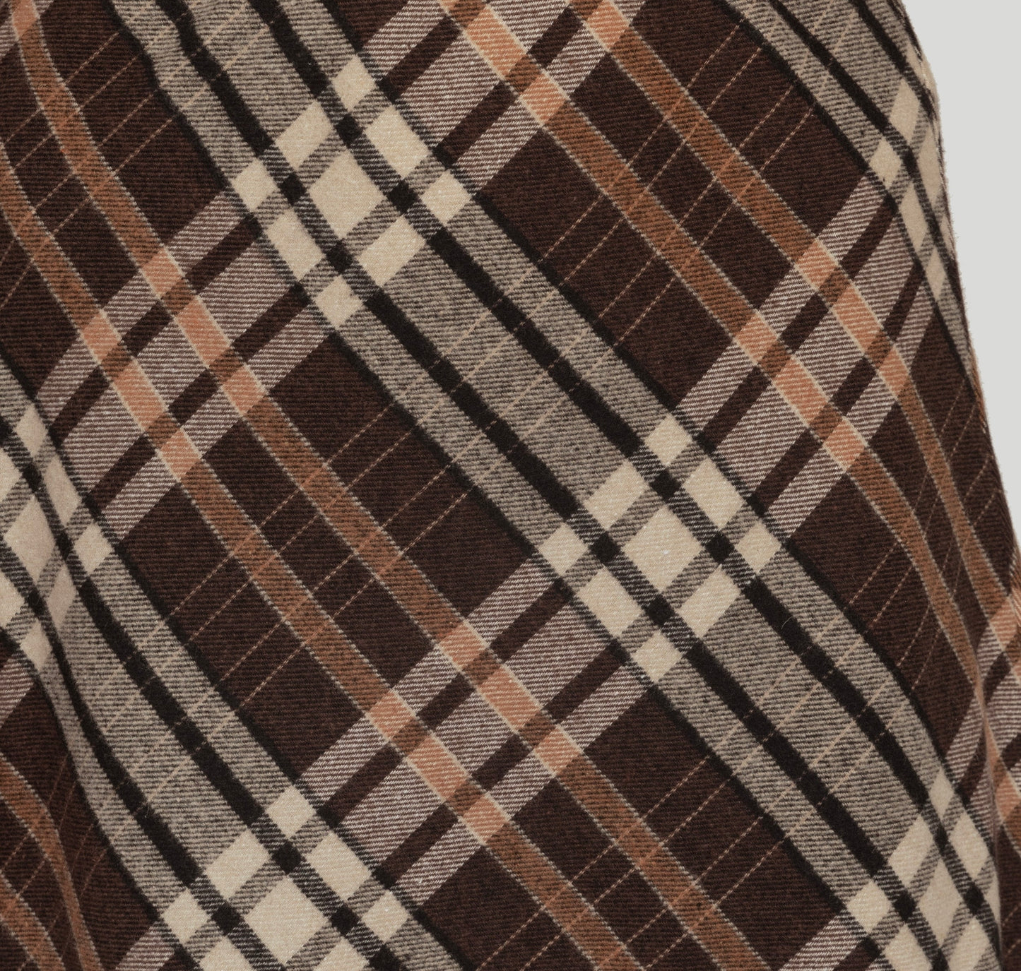 Jupe Daphné tartan brun