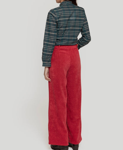 Pantalon Léopold rouge vif