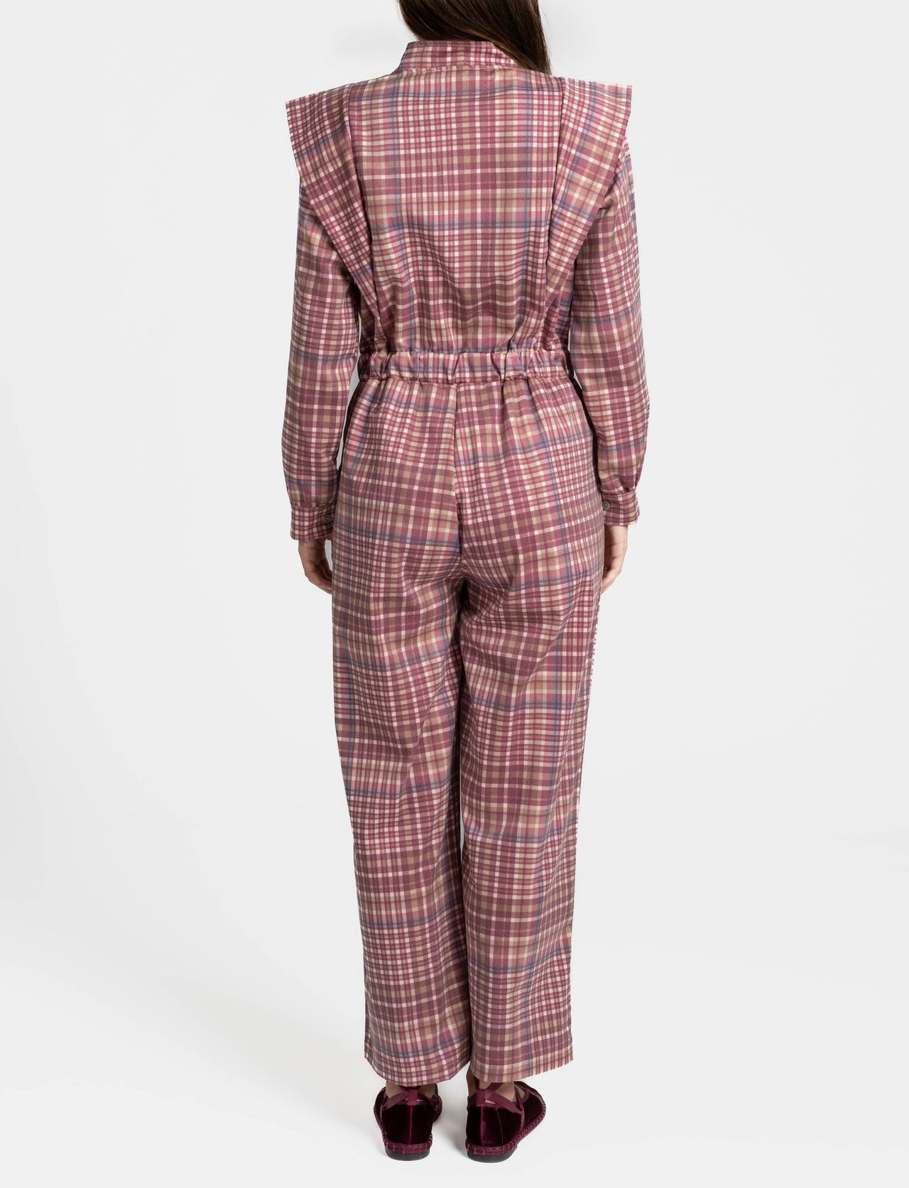 Combinaison à carreaux